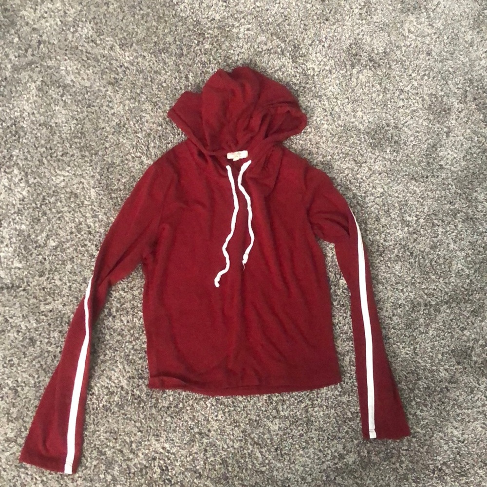 cropped, hooded, long sleeve